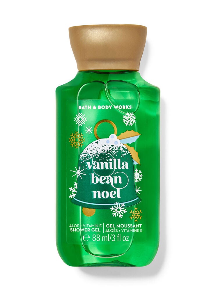 Vanilla Bean Noel Travel Size Shower Gel Bath and Body Works