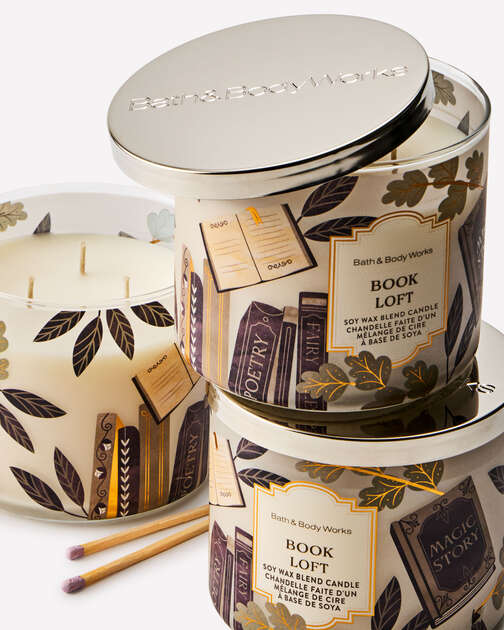 Book Loft 3-Wick Candle
