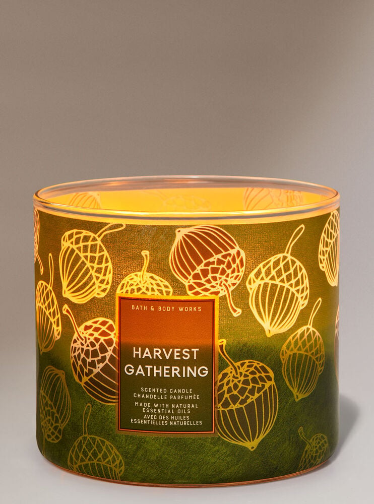 Harvest Gathering 3-Wick Candle