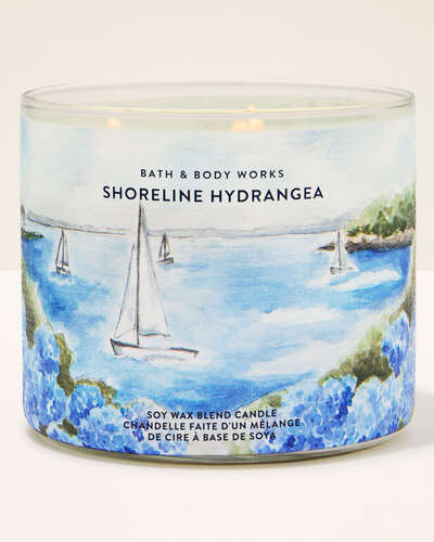 Shoreline Hydrangea 3-Wick Candle