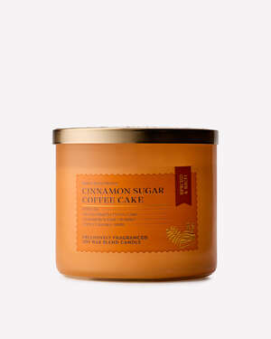 Cinnamon Sugar Coffee Cake 3-Wick Candle