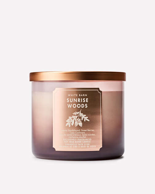 Sunrise Woods 3-Wick Candle