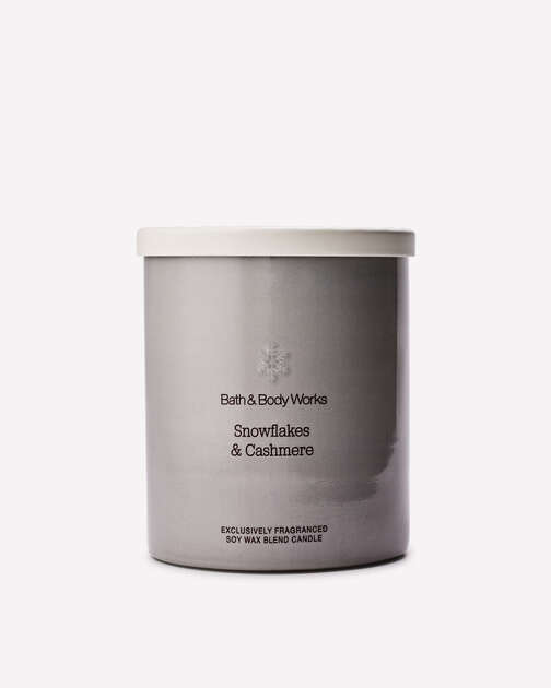 Snowflakes & Cashmere Single Wick Candle