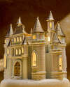 Disney Princess Light-up Castle Pedestal 3-Wick Candle Holder