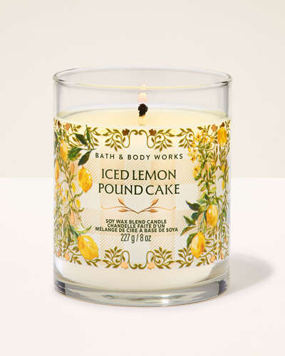 Iced Lemon Pound Cake Single Wick Candle
