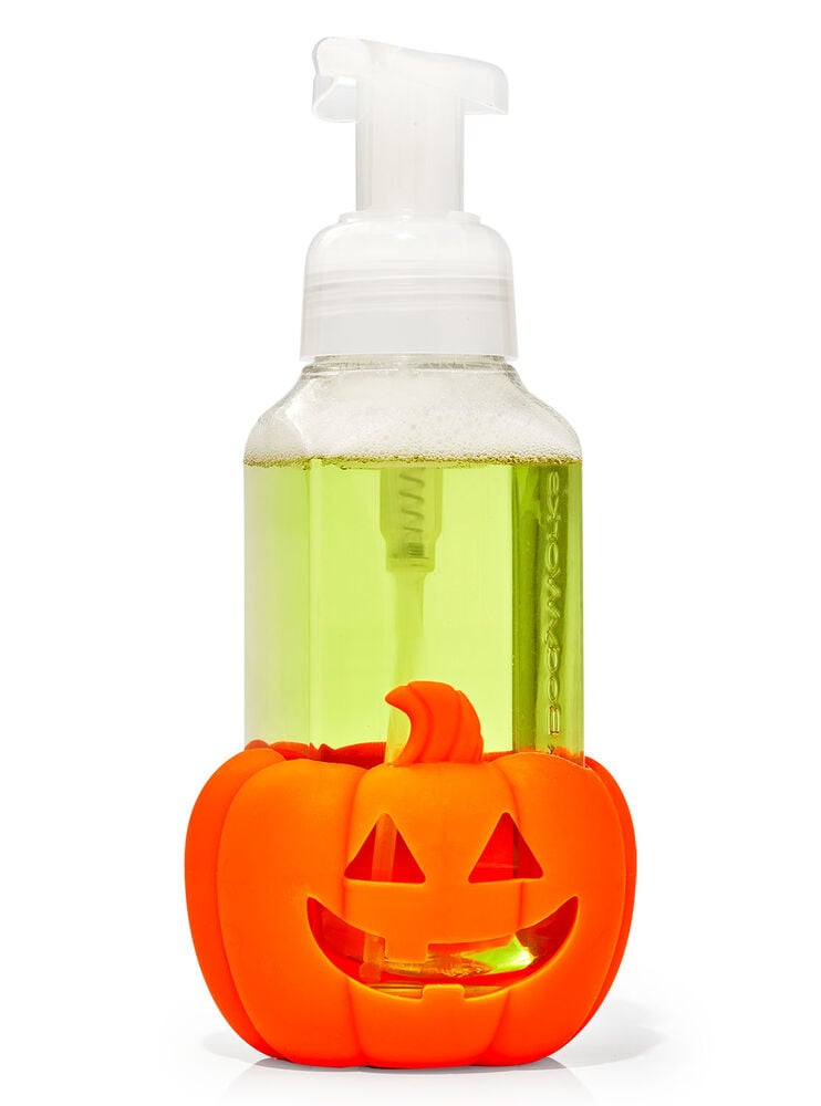 Light-Up Pumpkin Gentle Foaming Soap Holder Image 2