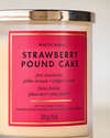 Strawberry Pound Cake Single Wick Candle