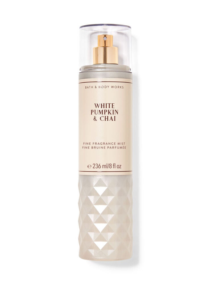 White Pumpkin & Chai Fine Fragrance Mist Bath and Body Works