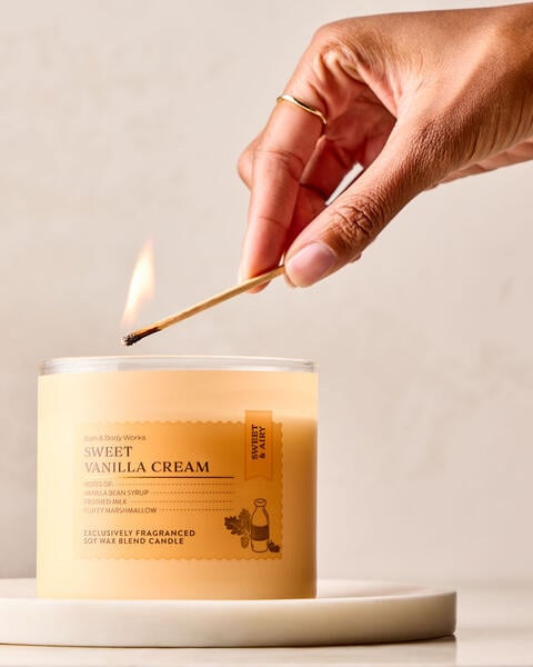 Chandelle à 3 mèches Sweet Vanilla Cream