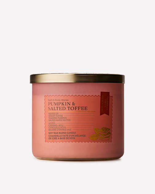 Pumpkin & Salted Toffee 3-Wick Candle