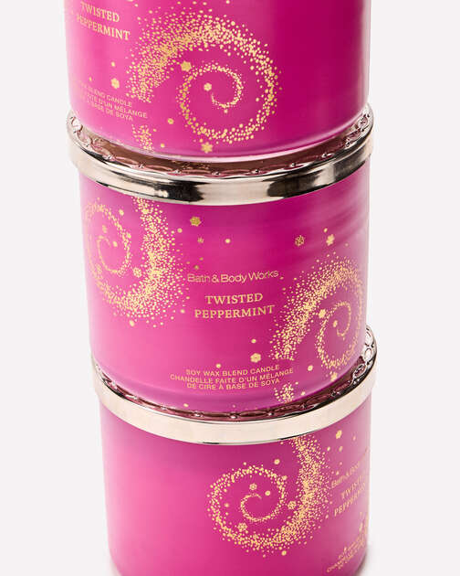 Twisted Peppermint 3-Wick Candle