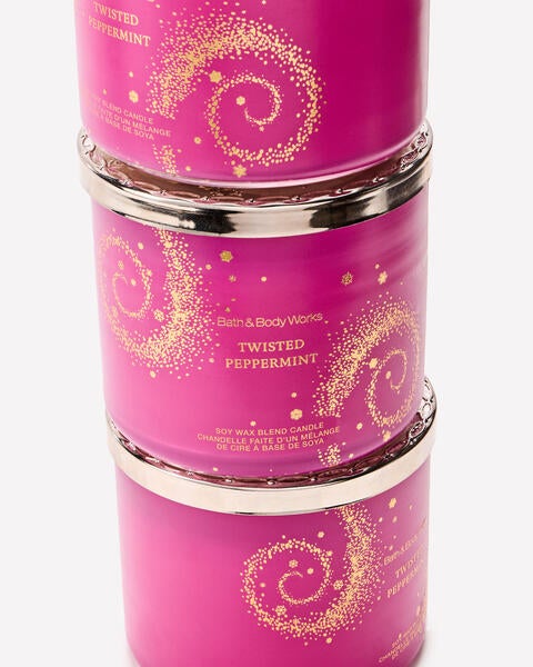 Twisted Peppermint 3-Wick Candle