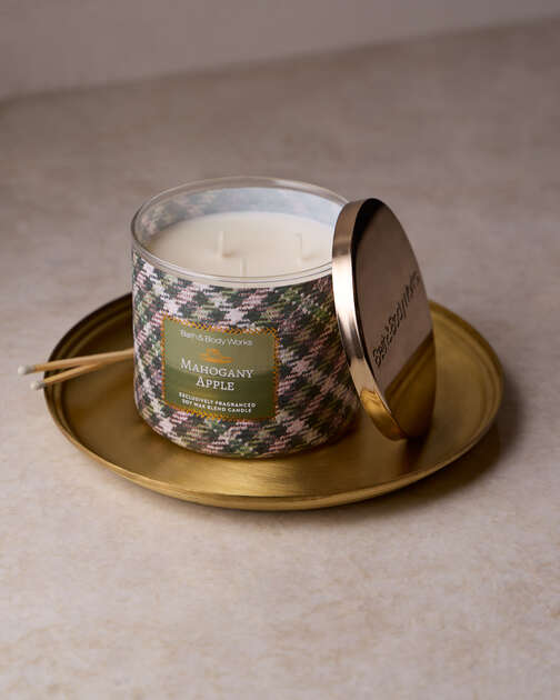 Mahogany Apple 3-Wick Candle