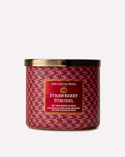 Strawberry Strudel 3-Wick Candle