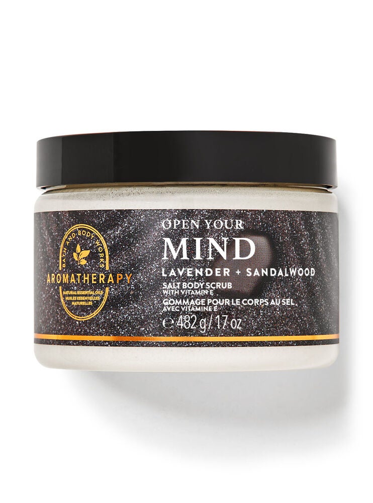Lavender Sandalwood Salt Body Scrub Bath and Body Works