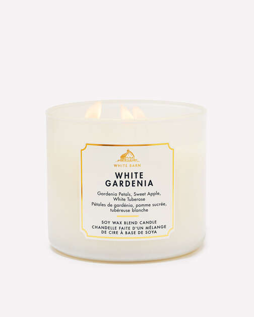 White Gardenia 3-Wick Candle
