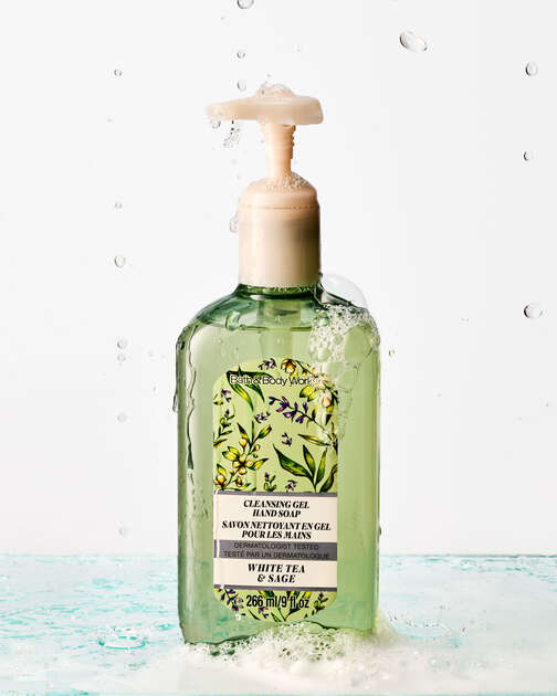 White Tea & Sage Cleansing Gel Hand Soap