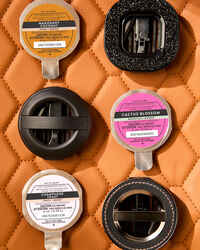 Leather Stitched Car Fragrance Holder