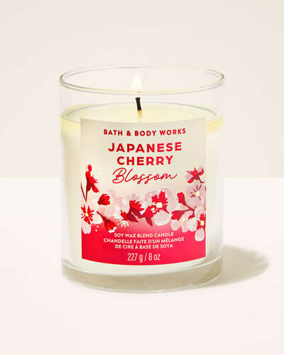 Japanese Cherry Blossom Single Wick Candle