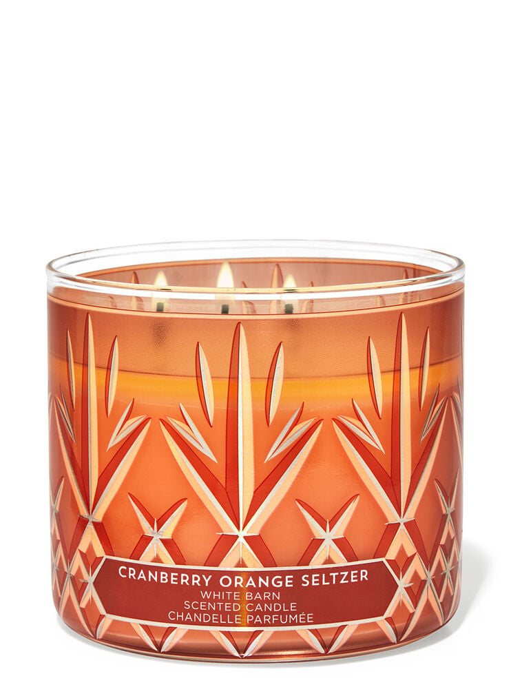 Cranberry Orange Seltzer 3-Wick Candle