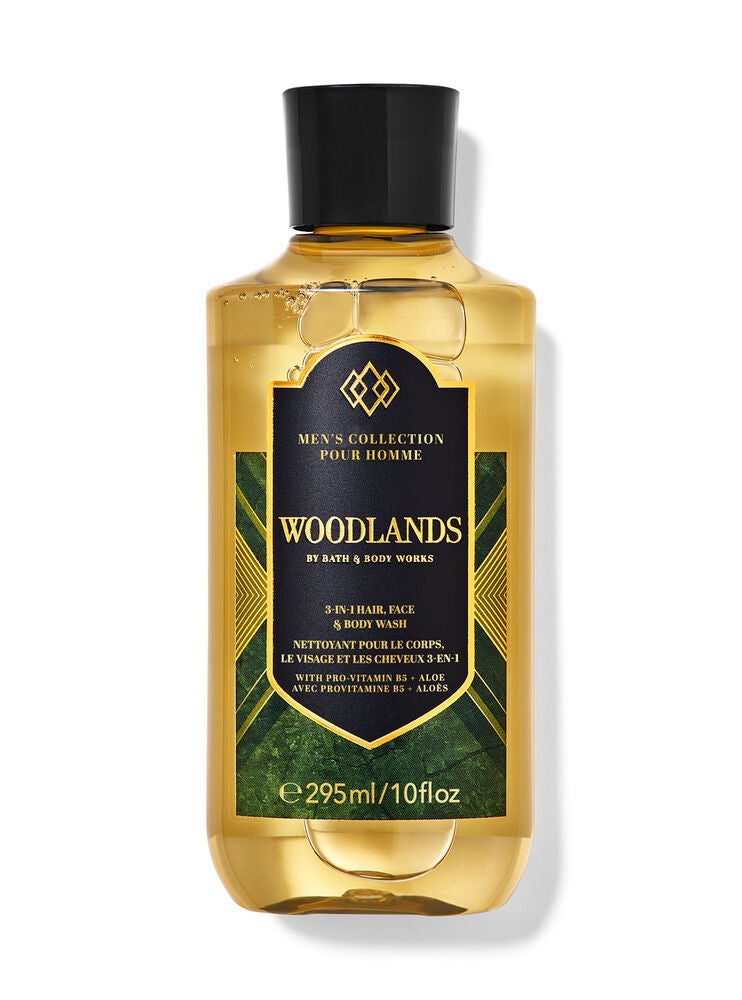 Woodlands 3in1 Hair, Face & Body Wash Bath and Body Works