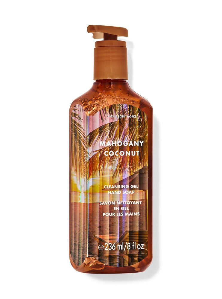 Mahogany Coconut Cleansing Gel Hand Soap Bath and Body Works