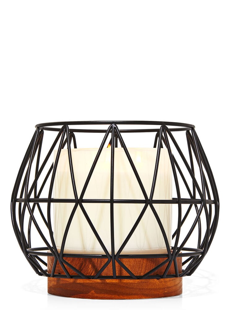 Geo Industrial 3-Wick Candle Holder