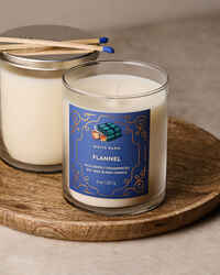 Flannel Single Wick Candle