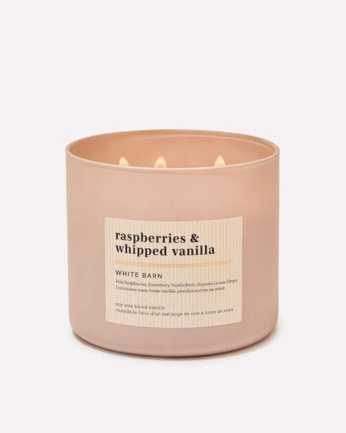 Raspberries & Whipped Vanilla 3-Wick Candle