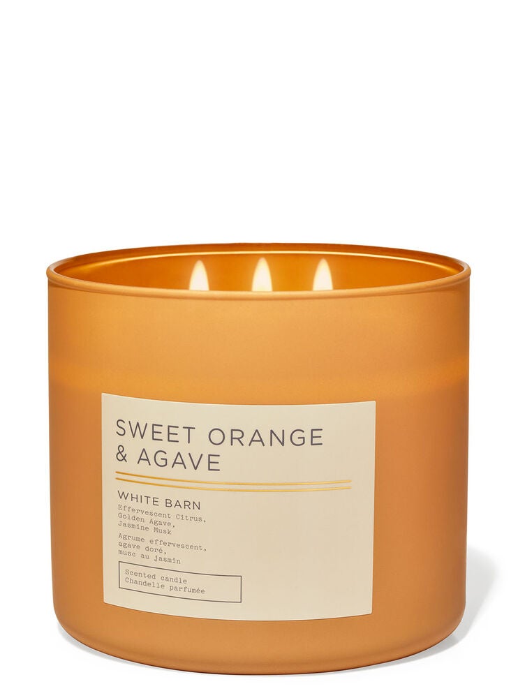 Sweet Orange & Agave 3Wick Candle Bath and Body Works