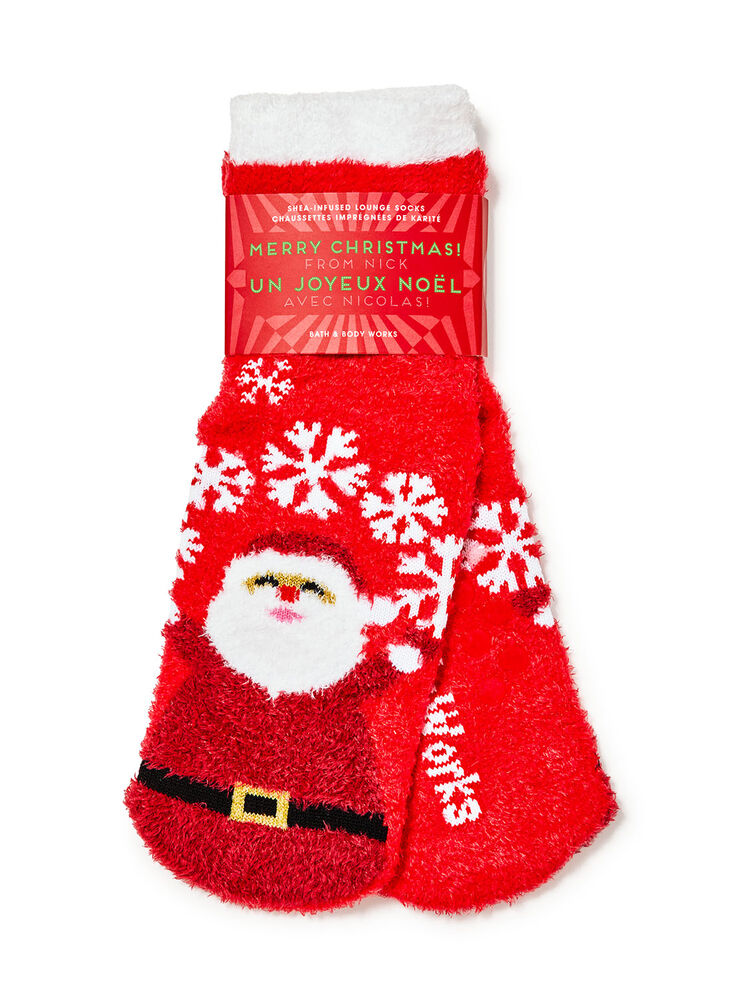 Chaussettes imprégnées de karité père Noël