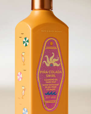 Piña Colada Swirl Cleansing Gel Hand Soap