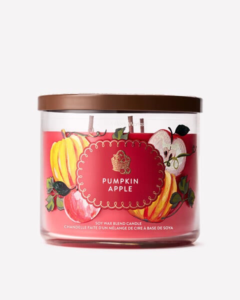 Pumpkin Apple 3-Wick Candle