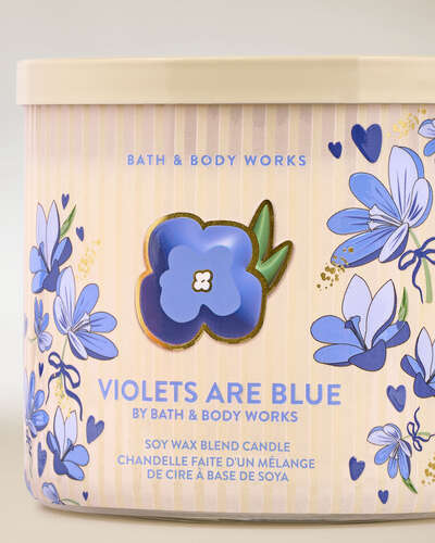 Violets Are Blue 3-Wick Candle