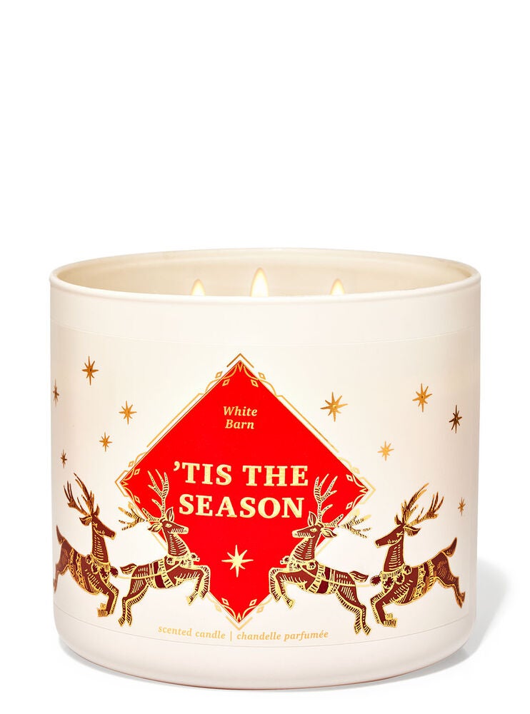 Tis The Season 3Wick Candle Bath and Body Works