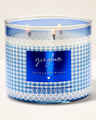 Gingham 3-Wick Candle