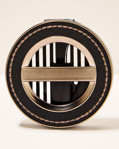 Leather Stitched Car Fragrance Holder
