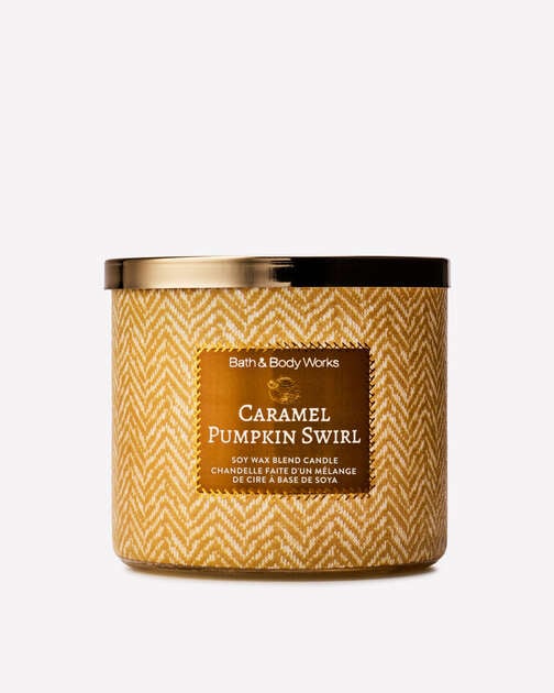 Caramel Pumpkin Swirl 3-Wick Candle
