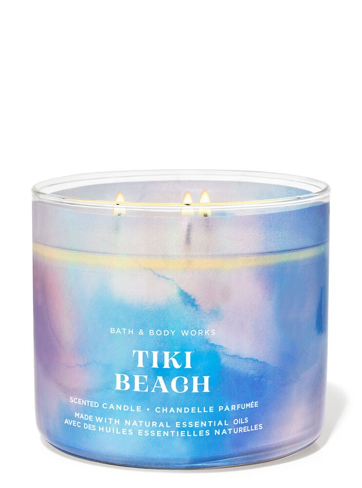 Tiki Beach 3Wick Candle Bath and Body Works
