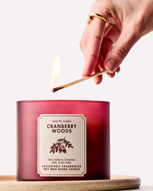 Cranberry Woods 3-Wick Candle