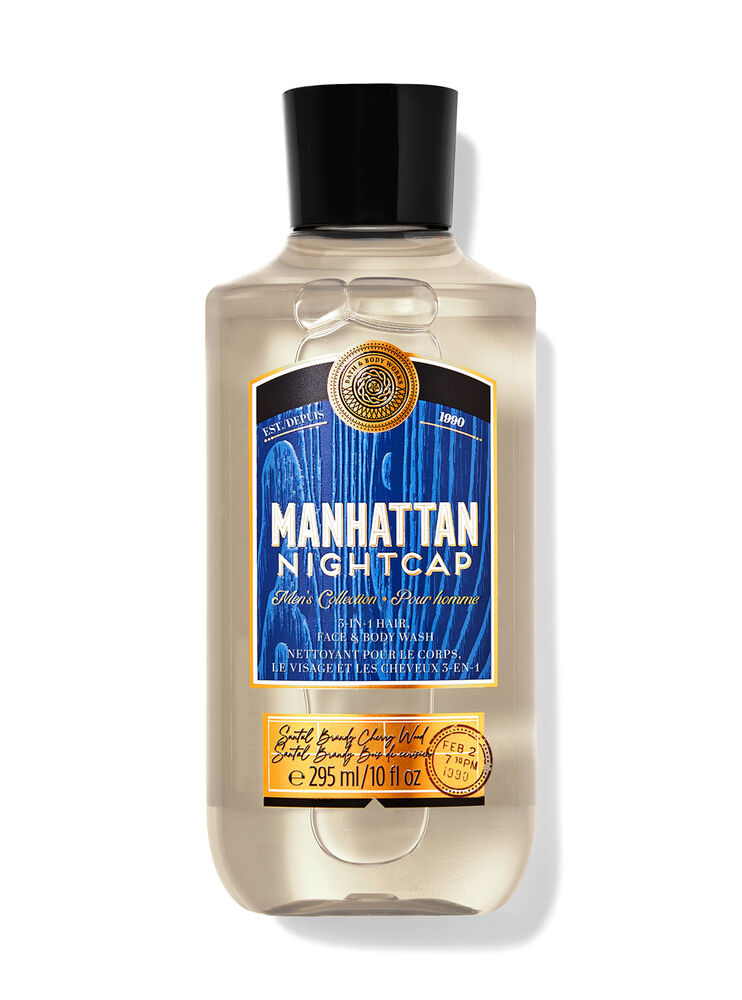 Manhattan Nightcap 3-in-1 Hair, Face & Body Wash