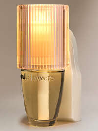 Champagne Sparkly Fluted Scent Control&trade; Nightlight Wallflowers Fragrance Plug