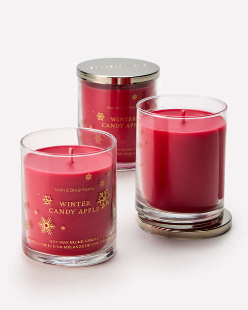 Winter Candy Apple Single Wick Candle