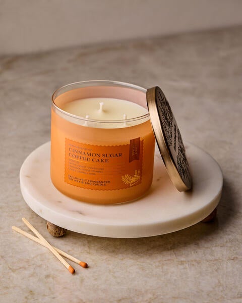 Cinnamon Sugar Coffee Cake 3-Wick Candle