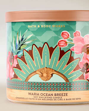 Warm Ocean Breeze 3-Wick Candle