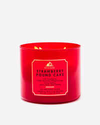 Strawberry Pound Cake 3-Wick Candle