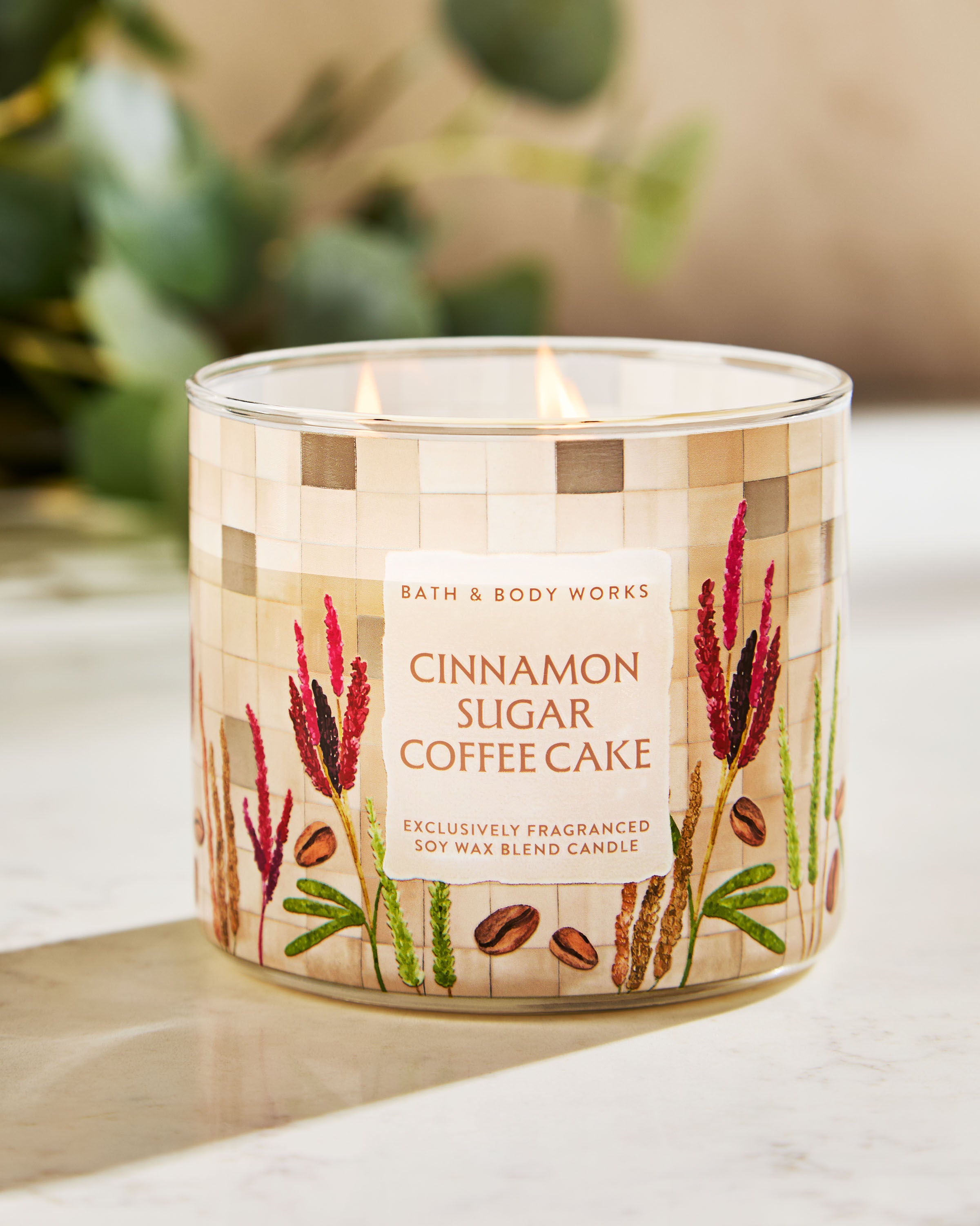 Cinnamon Sugar Coffee Cake 3-Wick Candle | Bath & Body Works Cinnamon Sugar Coffee Cake 3-Wick Candle | Bath & Body Works