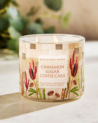 Cinnamon Sugar Coffee Cake 3-Wick Candle