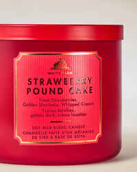 Strawberry Pound Cake 3-Wick Candle