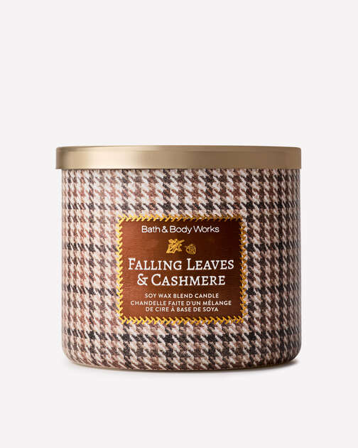Falling Leaves & Cashmere 3-Wick Candle